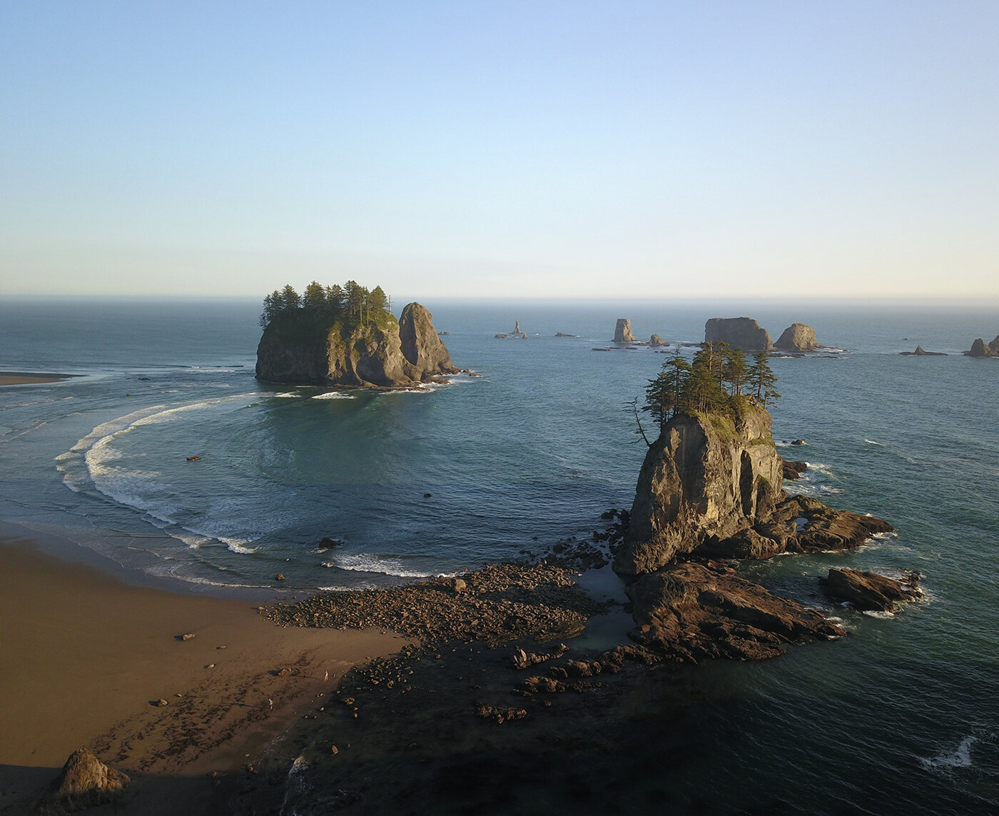 Rocky Pacific Northwest coastline
